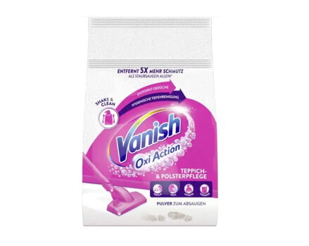 Vanish Oxi Action prášek na čištění koberců a polstrování pro vysávání, 820 g