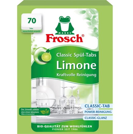 Frosch Tablety do myčky Classic Lime, 70 ks
