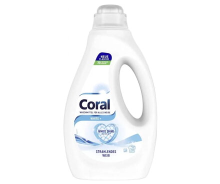 Coral White prací gel na bílé prádlo, 23 dávek, 1.15l