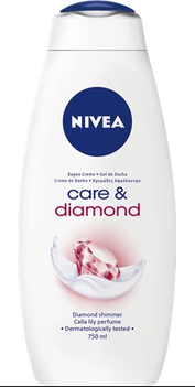 Nivea Care & Diamond sprchový gél 750 ml