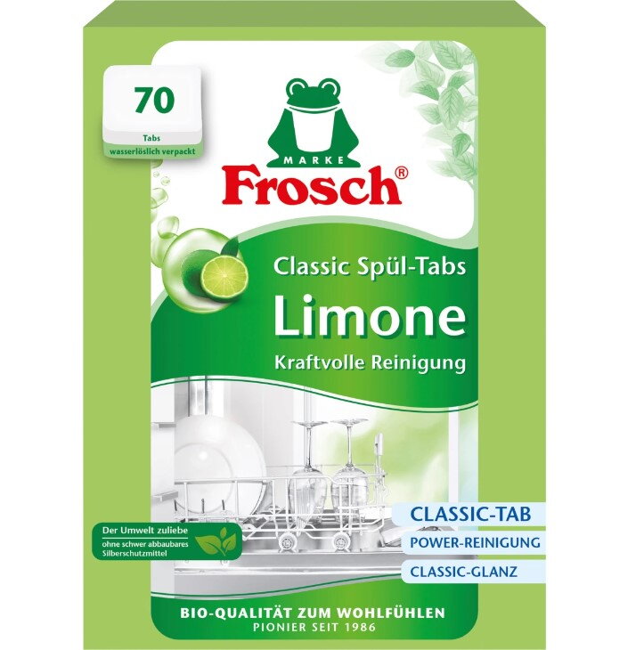 Frosch Tablety do myčky Classic Lime, 70 ks